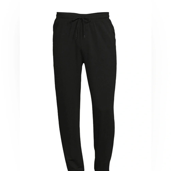 Athletic Works Men's Fleece Elastic Bottom Sweatpants - Picture 1 of 5